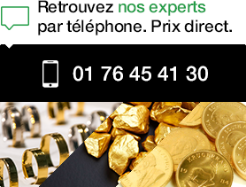 Venez faire expertiser votre or pour le revendre dans l'agence centrale à Paris. Appelez pour obtenir une estimation de votre au 01 76 45 41 30
